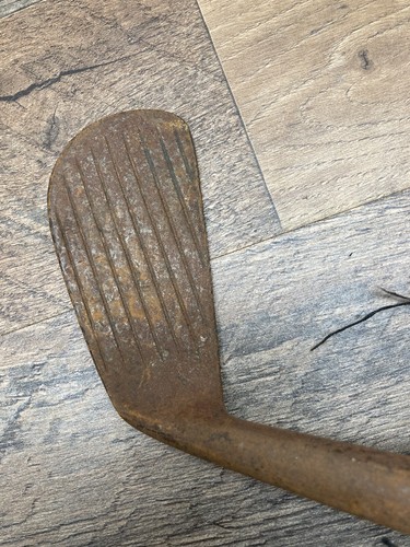 Antique Vintage Alex Baxter Hickory Wood Shaft Golf Iron - Picture 2 of 5
