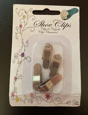 Shoe Clips Metal Two Sets Per Pack Four (4) Packs Total Mark Richard’s Brand