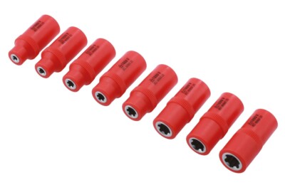Laser Tools 8878 Insulated Torx Plus  Socket Set 1/4''D 8 Piece in EVA Foam Tray