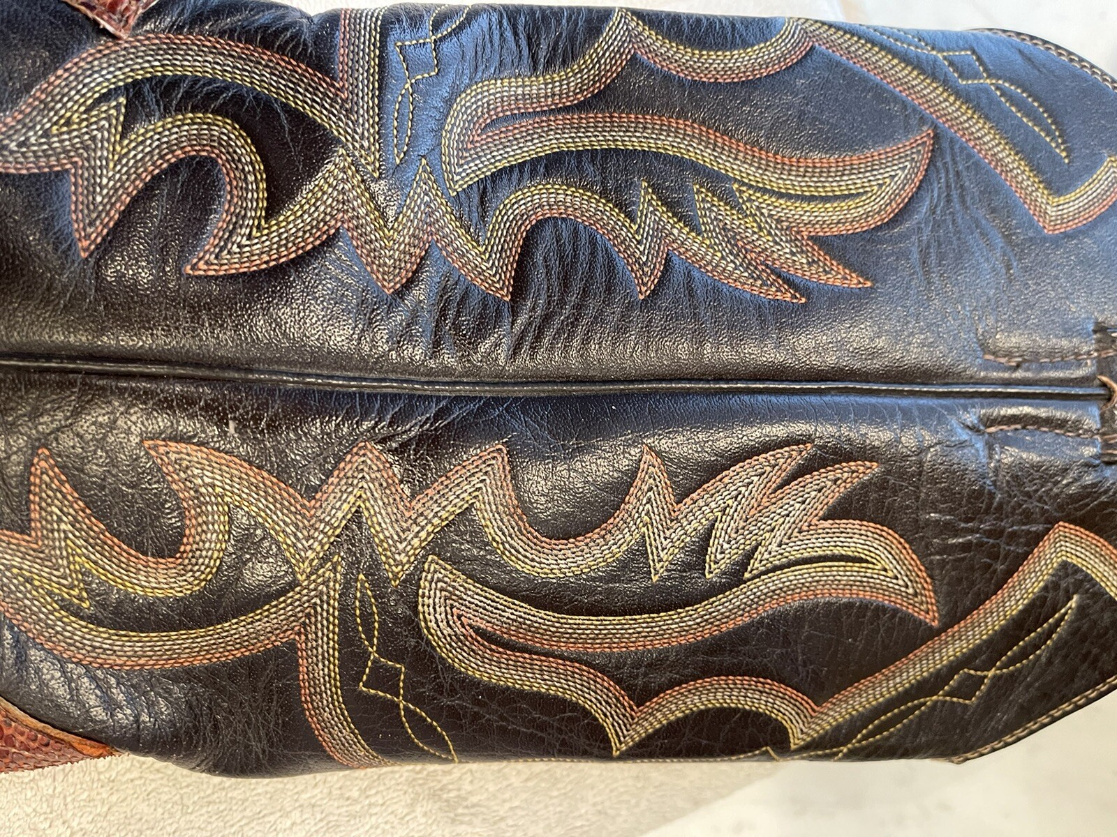 Justin Men’s Vintage Cowboy Boots eBay