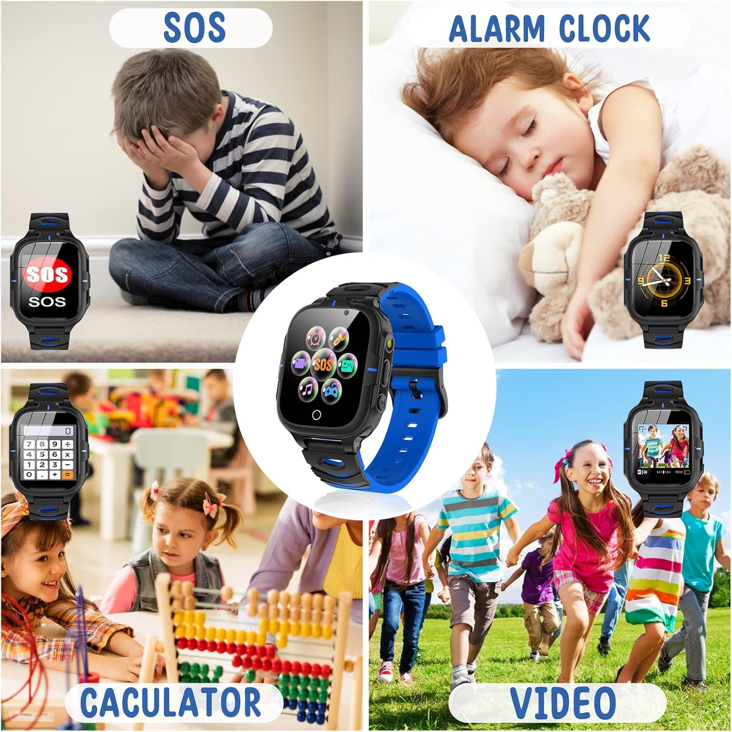 Orologio Smartwatch Bambini Con 24 Giochi, Smartwatch Bambini Telefono per Ragaz foto 5