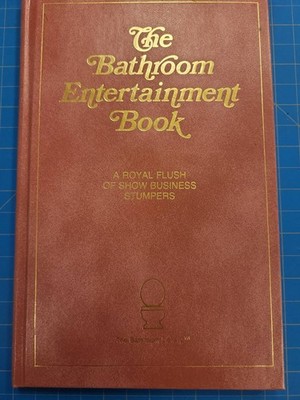 The Bathroom Entertainment Book 1986 Russ Edwards Pete Yard Show Business Trivia
