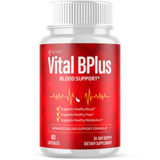  1 Pack Vital B Plus Advanced Blood Support Supplement VitalBPlus 60 Capsules
