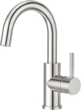 CREA Bar Sink Faucet, Bathroom Kitchen Faucet Brushed Nickel Pre Wet Small Mini