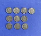 Lot Of 10 Roosevelt Dimes (1958 D)