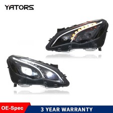 2PC For Mercedes-Benz E-Class Coupe W207 2010-2017 LED Headlights Assembly