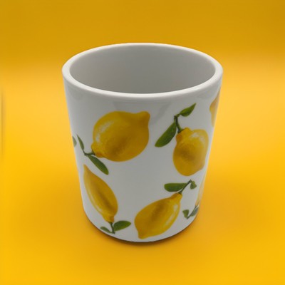 Paperchase Lemon Porcelain Utensil Holder Crock