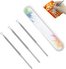 3PCS Metal Lottery Ticket Scratcher Pens Ergonomic Scratch off Tool for Lotter