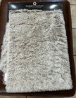 NWT Robert Stanley beige faux fur table runner 72" x 13" winter farmhouse lined