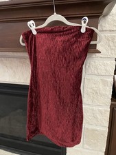Naked Wardrobe Nordstrom Dress size Med cocktail homecoming burgundy maroon wine