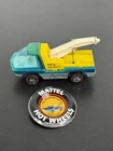 Vintage Hot Wheels Redline Tow Truck The Heavyweights 1969 Hong Kong w/ Button