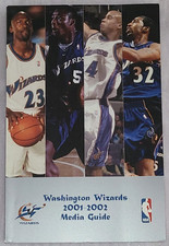 Washington Wizards 2001-02 MEDIA GUIDE NBA basketball Michael Jordan, Hamilton