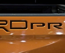 Premium Cast Vinyl Decal Letter Inserts for 2015-2021 Tundra TRD Pro Bedside Fen