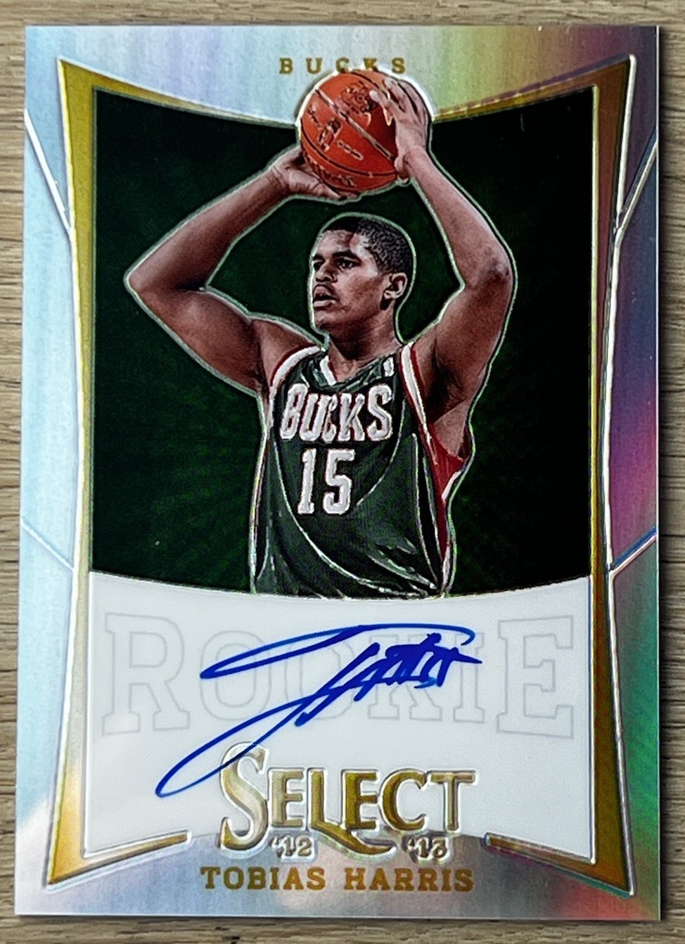 2012-13 Panini Select Prizm Rookie Autographs #186 - Tobias Harris - #d /199 RC