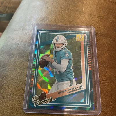 2025 Panini Donruss Quinn Ewers Teal The Rookies Color Match