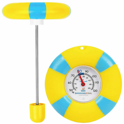 Floating Pool Thermometer Easy Read   Waterproof & Durable