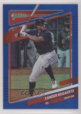 2021 Panini Donruss Holo Blue Xander Bogaerts #128 5m1