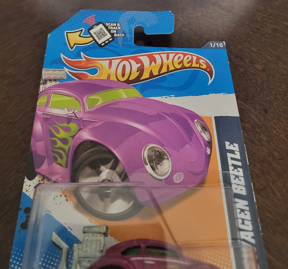 Lote de 3 autos fundidos a presión Hot Wheels Heat Fleet Volkswagen Beetles 2012 Foto 4 de 4