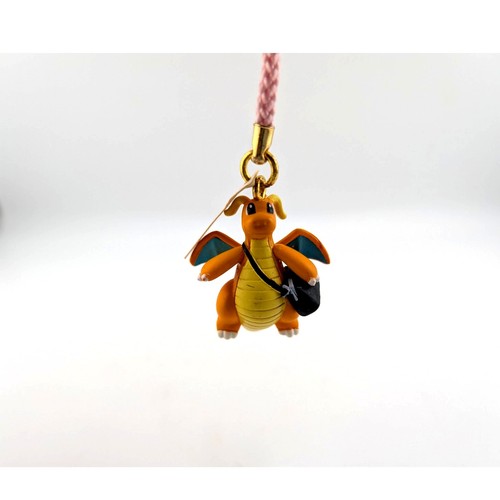 Dragonite Tomy Charm Keychain Pokemon The Movie Center figure Phone Strap # 17