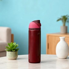 Owala Freeship Water Bottle Stainless Steel Black Cherry 24oz