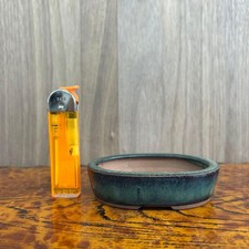 9.5 x 8 x 2.5 cm Mini Bonsai Pot Japanese Art Shape Miniature Tree Container