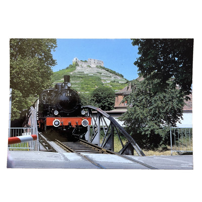 Postkarte AK Zug Eisenbahn Dampflok 384 Staufen Ungelaufen Ansichtskarte