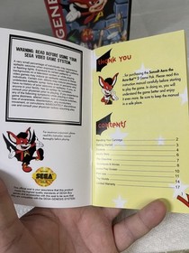 Aero the Acrobat 2 (Sega Genesis, 1994) Complete CIB Box Manual Very Rare