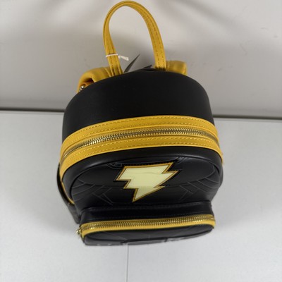 Loungefly DC Comics BLACK ADAM Light Up Mini Backpack for  display picture 1
