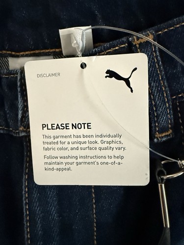 Pantalones Cortos de Denim Puma X ASAP Rocky Azul Talla 28 Nuevos con Etiquetas - Imagen 10 de 12