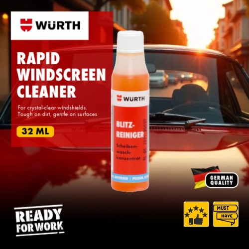WURTH DETERGENTE VETRO PARABREZZA CONCENTRATO 32ML 1:100 - Picture 1 of 2