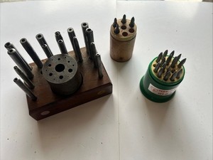 Clock/ Jewelers Stacking And Punch Sets Vintage 