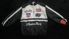 MEMBERS ONLY SPORT JACKET TEAM RACING NEW YORK WINDBREAKER MENS LARGE NWT
