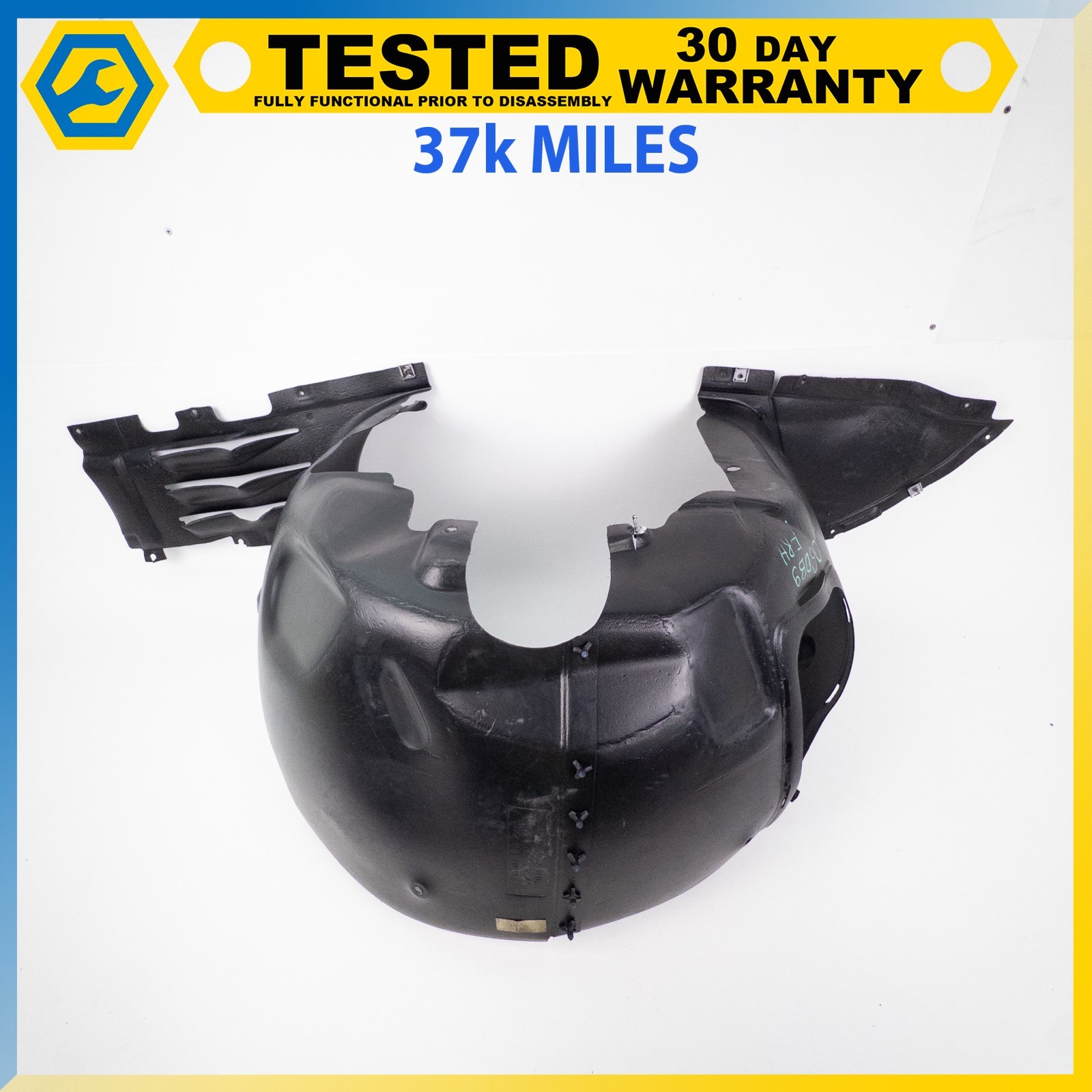 05-12 ASTON MARTIN DB9 DBS FRONT RIGHT FENDER LINER SPLASH SHIELD OEM