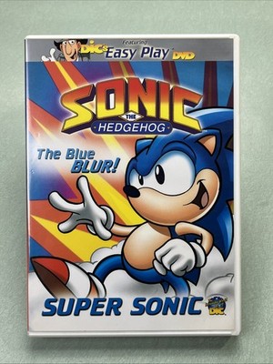 Sonic the Hedgehog - Super Sonic (DVD, 2002) Animated Cartoon The Blue Blur