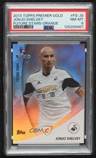 2013 English Premier Gold Future Stars Orange 11/11 Jonjo Shelvey PSA 8 0cp0
