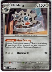 Klinklang 063/086 Holo Rare Obsidian Flames