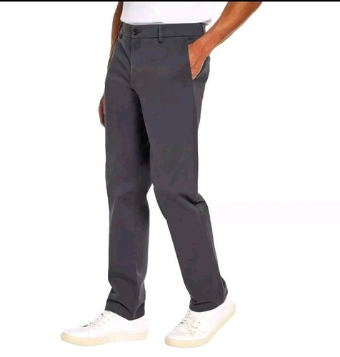 Banana Republic Men’s Chino Pants Gray Size 34x32 Straight Fit w Stretch - Picture 4 of 7