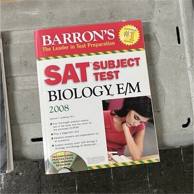 Barron's SAT Subject Test Biology E/M 2008 Study Guide Paperback