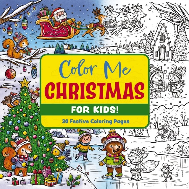 Color Me Christmas (for Kids!): 30 Festive Coloring Pages by Editors of Cider M - Image 5