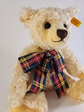 Steiff Ludwig Musical Bear 'Teddy Bears Picnic' Jointed Mohair Plaid 661686