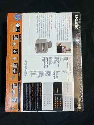 D-Link DPR-1260 Wireless Rangebooster G, USB Print Server NEW - Zdjęcie 3 z 4