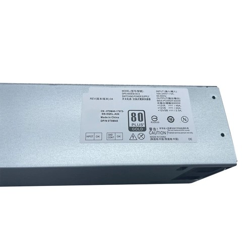 600W PSU do zasilacza biurkowego Dell obsługuje długotrwałą pracę Wyjście 600W - Zdjęcie 9 z 9