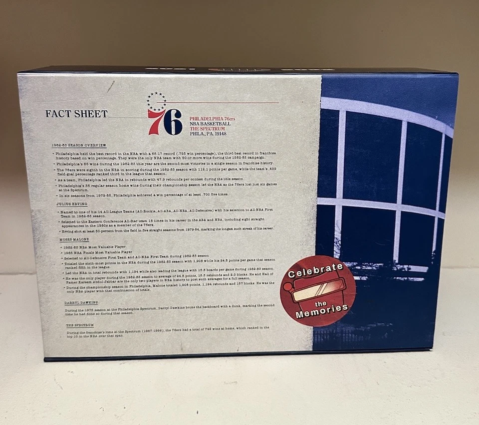 Caixa de ingressos colecionável Philadelphia 76ers Spectrum View Master temporada 2021-22 - Imagem 2 de 2