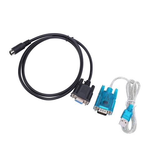 Adapter Line USB To 232 Cable PLC Communication Wire MD8 Round Port - Afbeelding 6 van 12