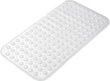 Non Slip Bath Mat 27.6x15 Shower Tub Mat with Suction Cups Fast Drain