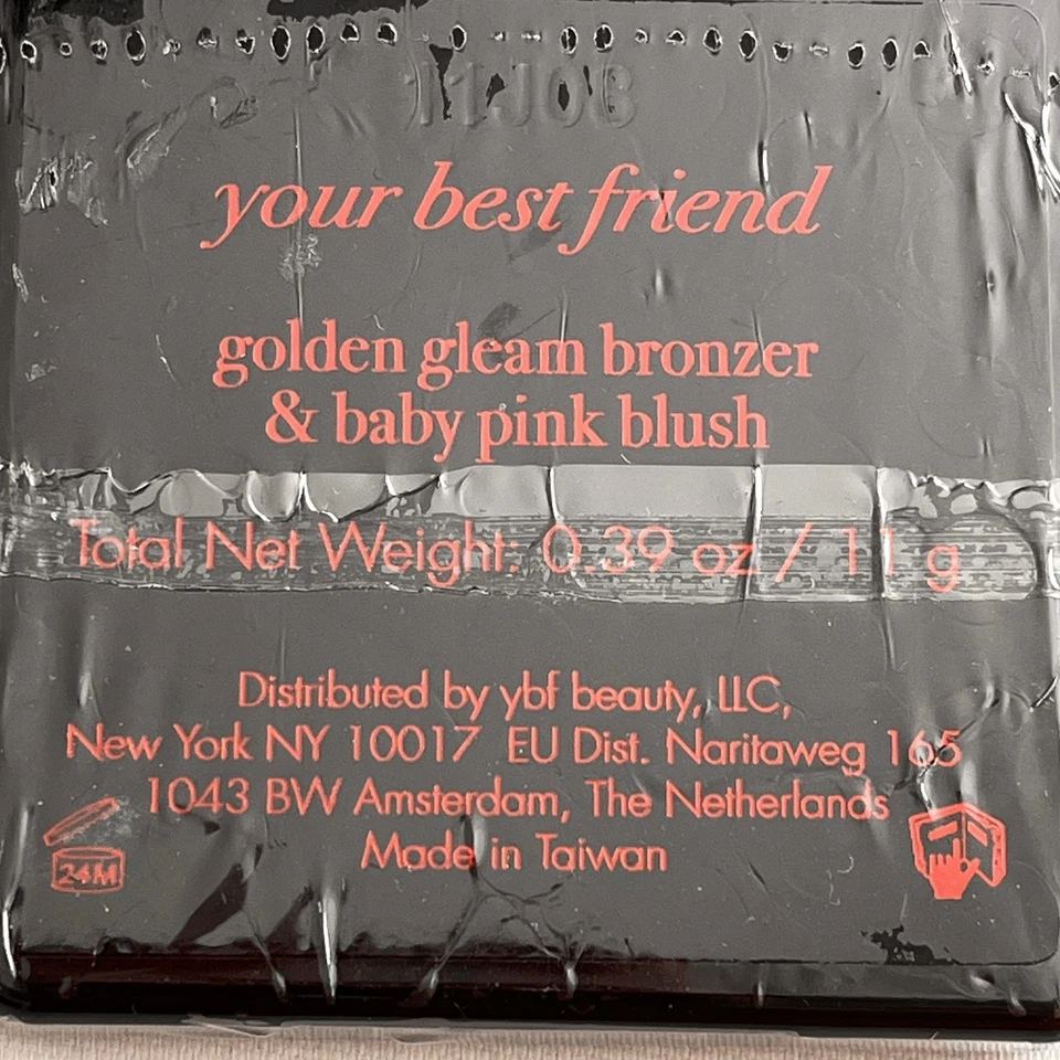 Bronceador Your Best Friend Golden Gleam y rubor rosa bebé 0,39 oz - sellado Foto 4 de 4