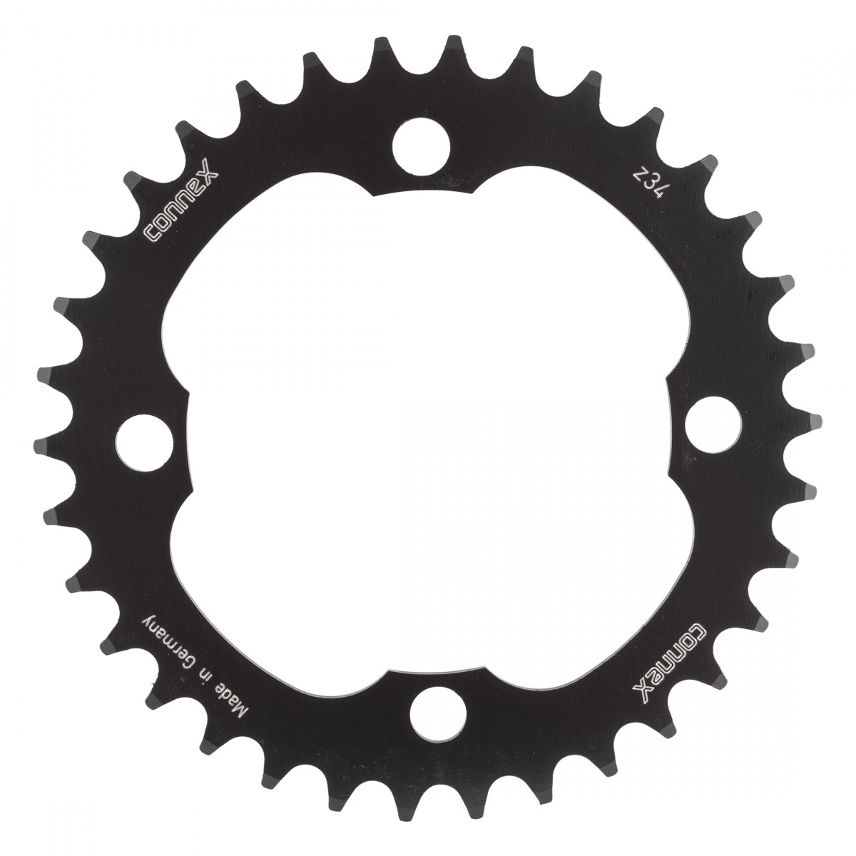 Connex 34T Black E-Bike Sprocket 104mm 4-Bolt for Bosch, Yamaha, Brose, Bafang