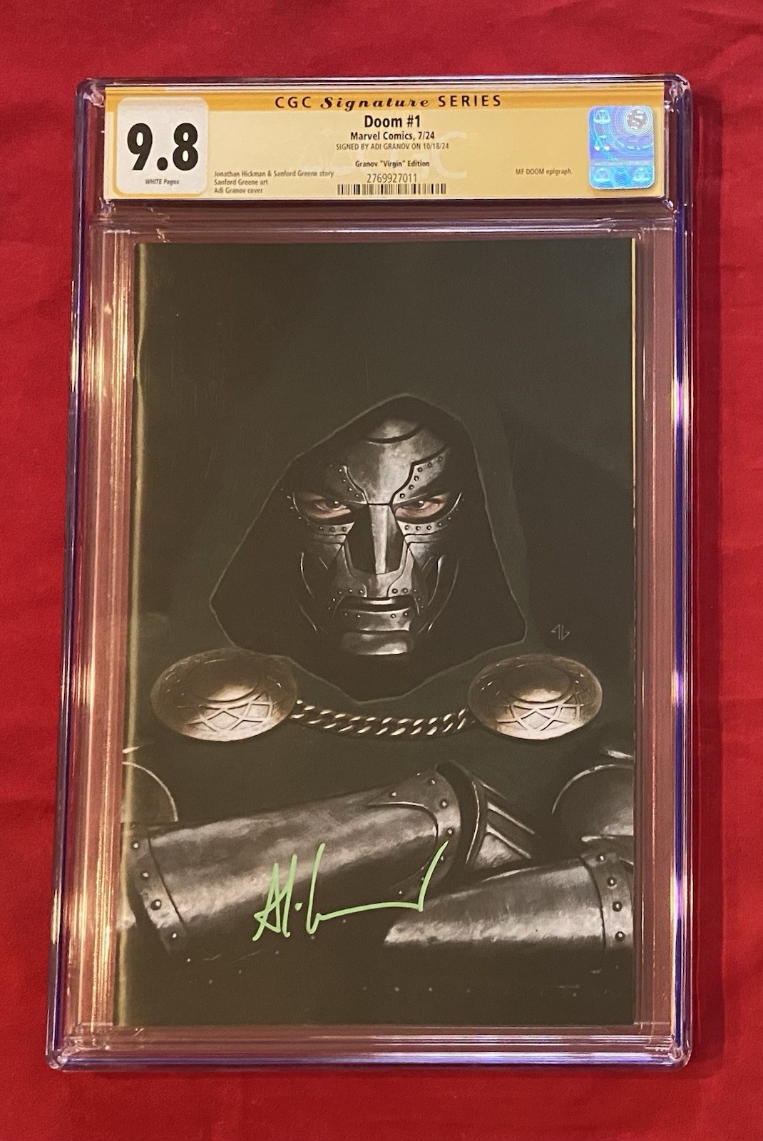 DOOM #1 ヴァリアントエディション Adi Granov marvel-prh-comic-books-doom-1-