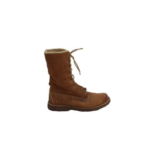 Timberland Stivali Donna UK 4 Marrone 100% Altro Combattimento