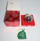 1991 WALLACE SLEIGH BELL ORNAMENT IN BOX